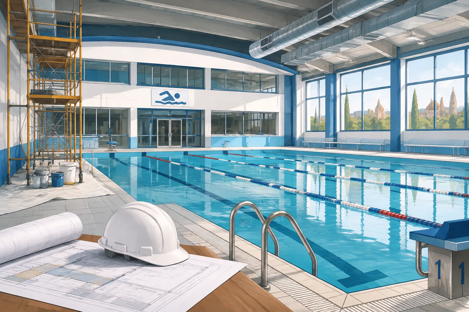 Approvato il progetto da 600mila euro per la riqualificazione della piscina Remo Braschi alle Bagnese