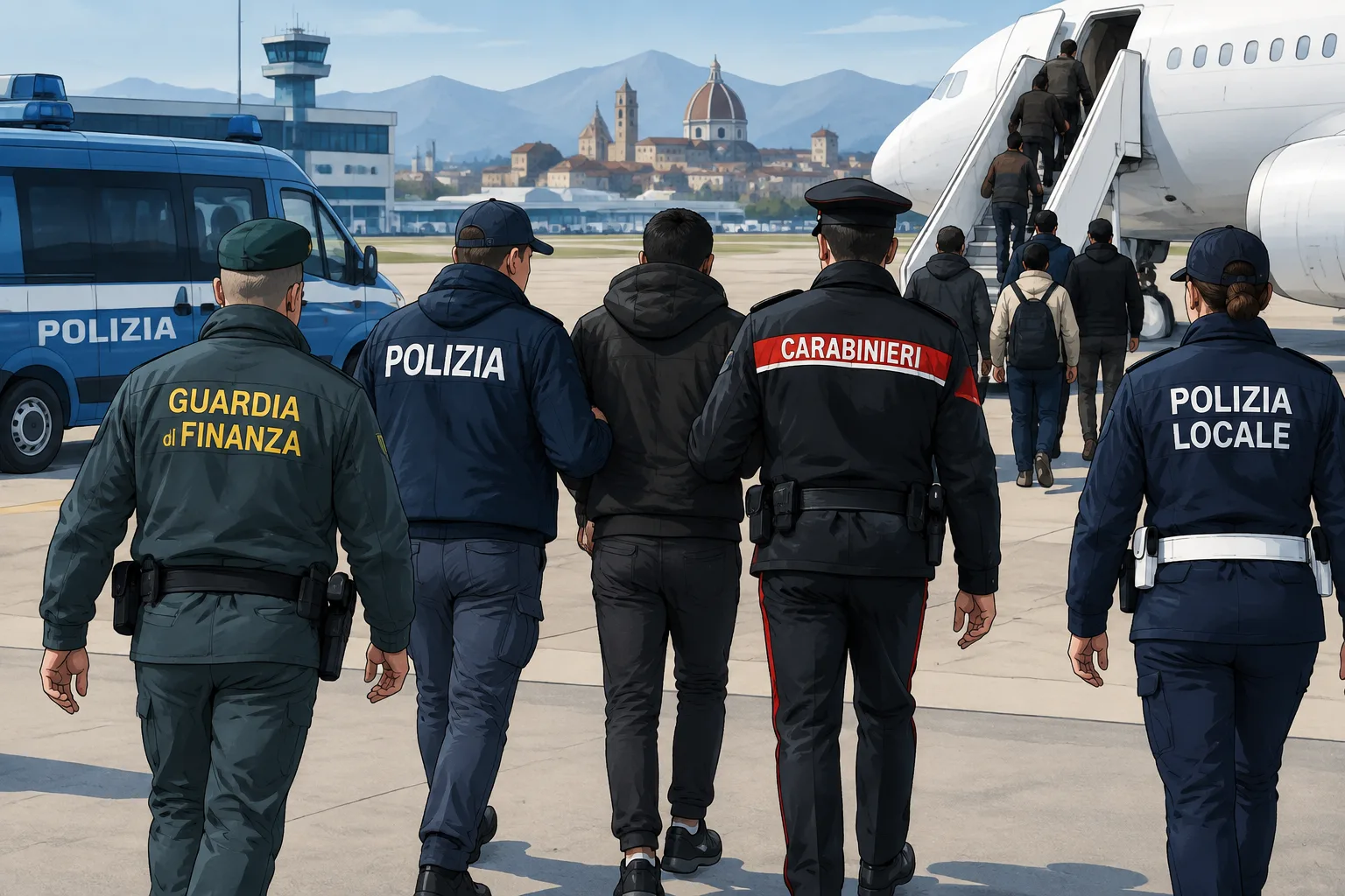 Brescia, 27 espulsi dopo controlli: tra loro condanne per tentato omicidio, violenza sessuale e presunto reclutamento per la Siria