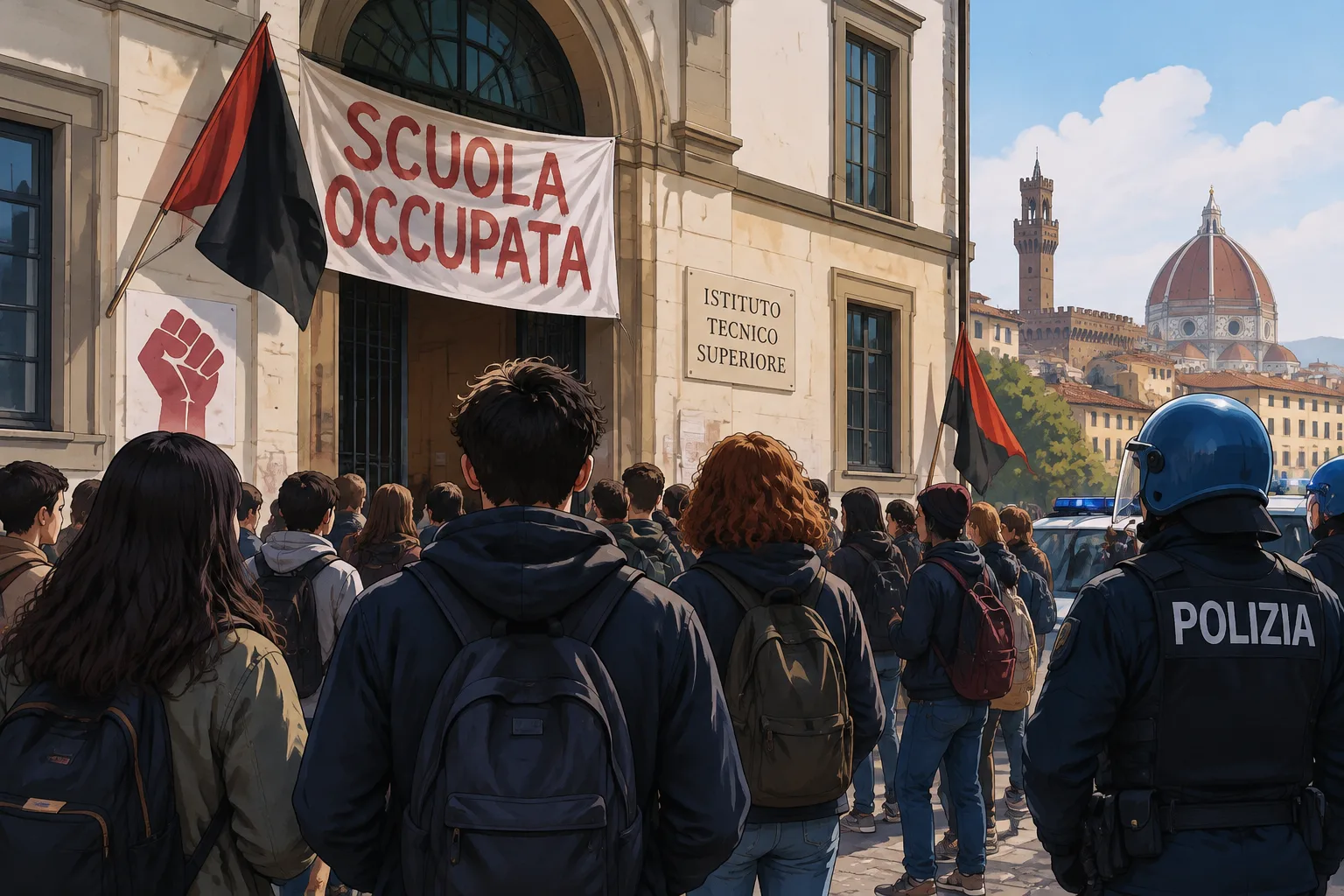 Prosegue la mobilitazione studentesca a Firenze: occupato l'Itt Marco Polo, 15 istituti coinvolti