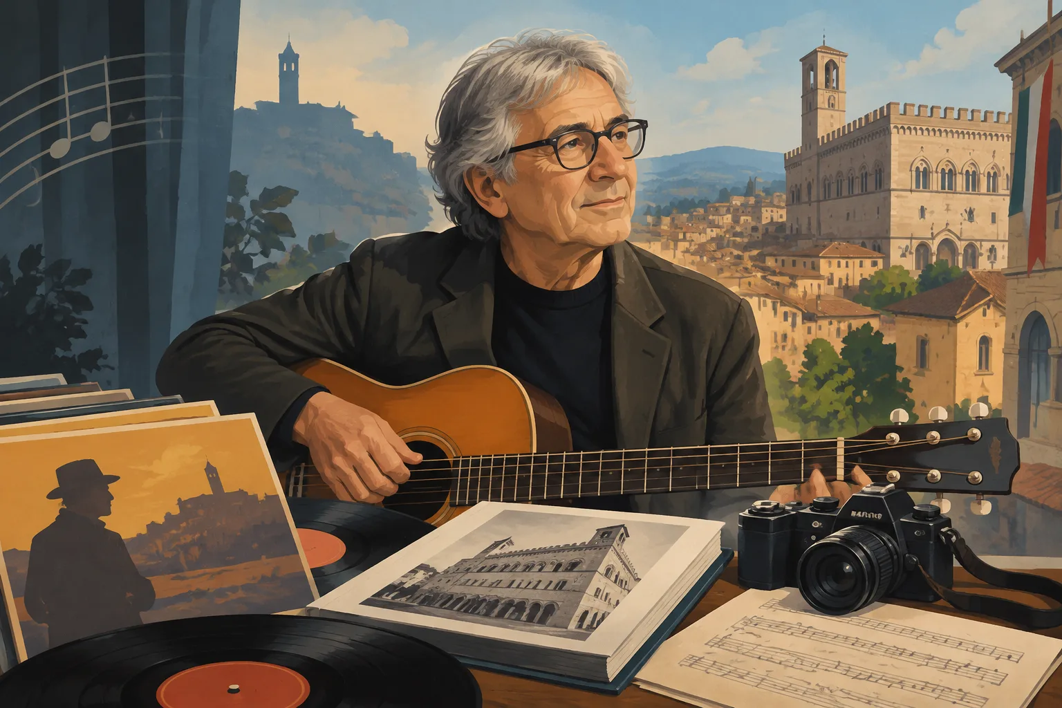 Scomparsa a Perugia di Maurizio Bigio, musicista e studioso del territorio