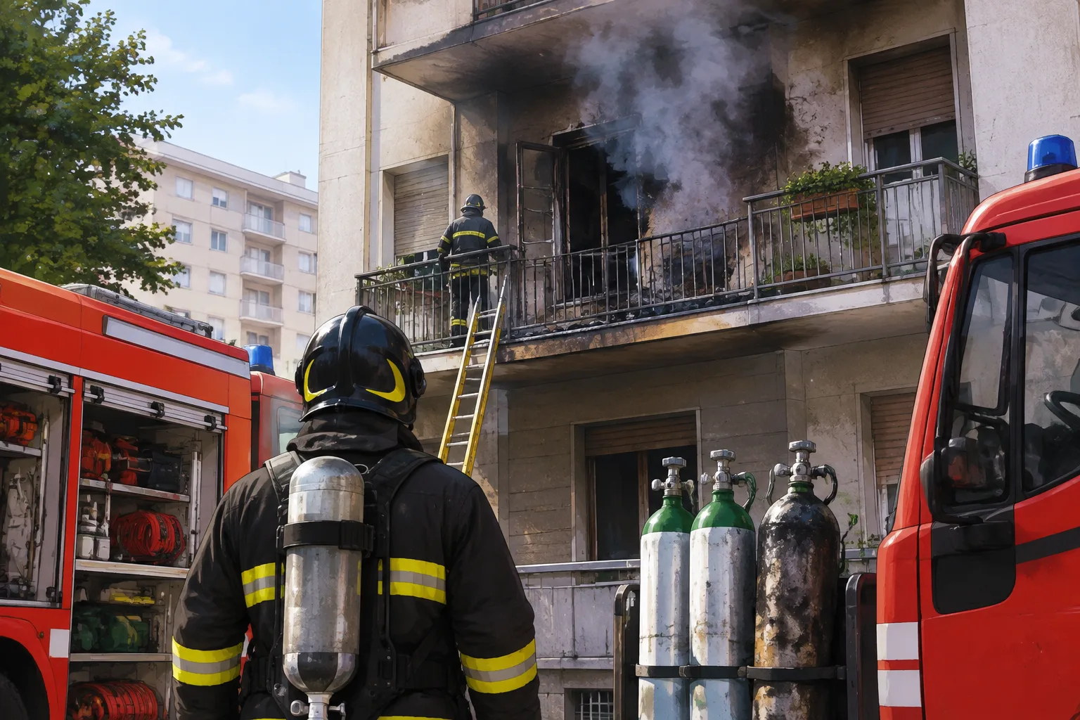 Incendio in un appartamento di via Demonte 3 a Milano: morta una donna di 75 anni