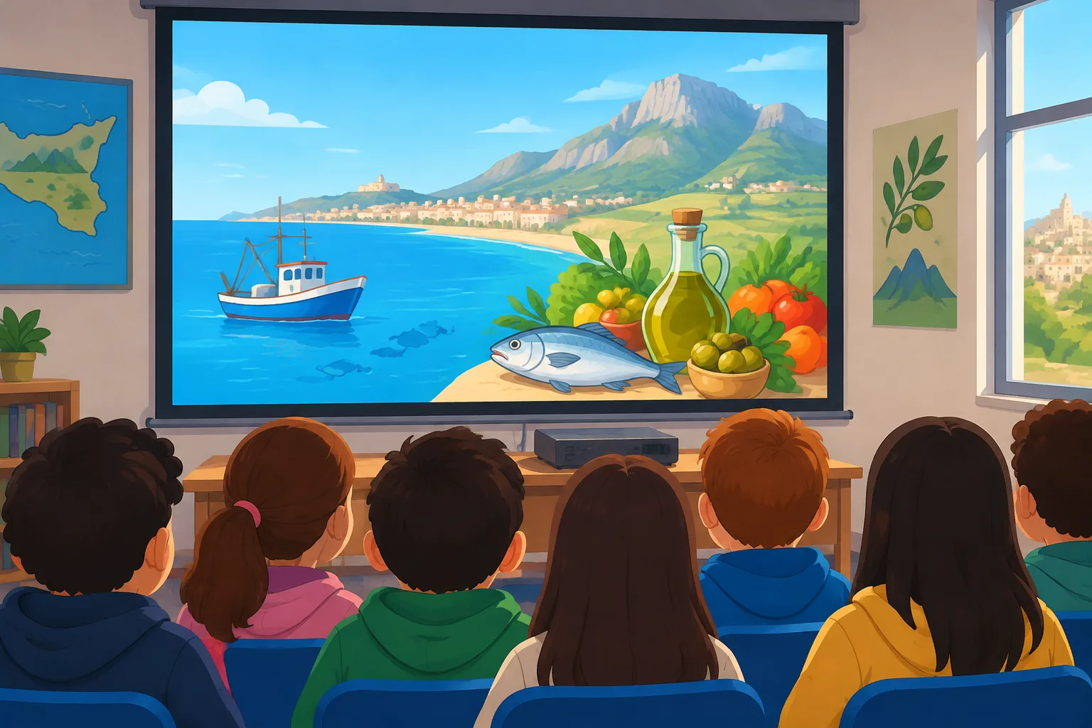 A Buccheri un cartoon per spiegare ai bambini il legame tra mare e Monti Iblei