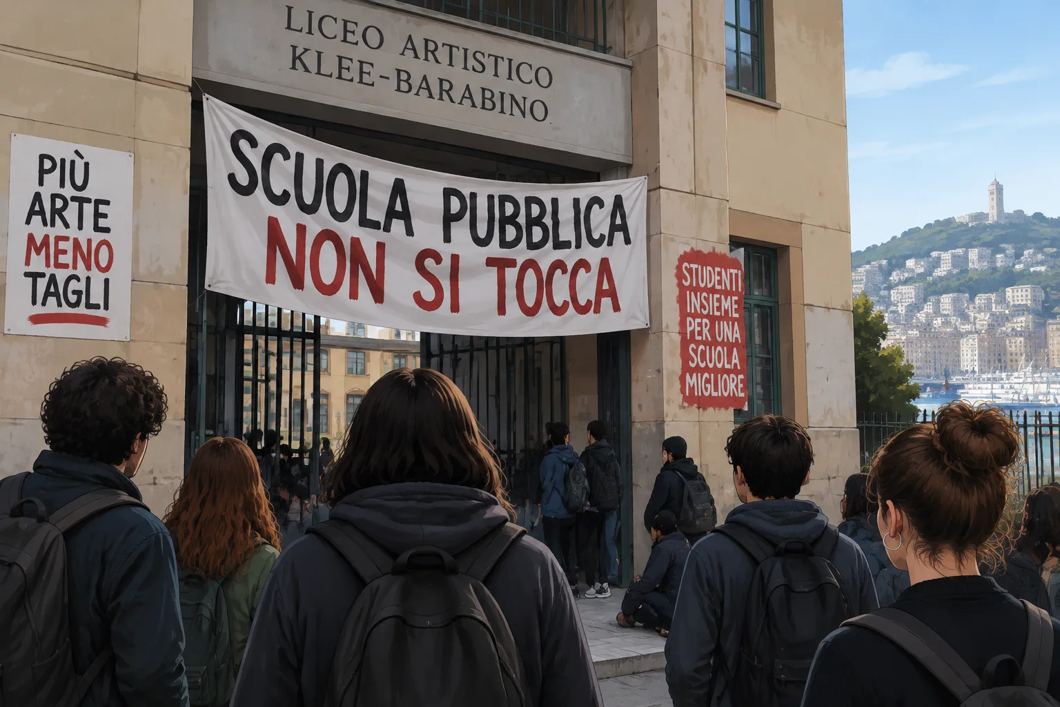 Occupata la succursale del liceo artistico Klee‑Barabino: studenti criticano condizioni e finanziamenti della scuola