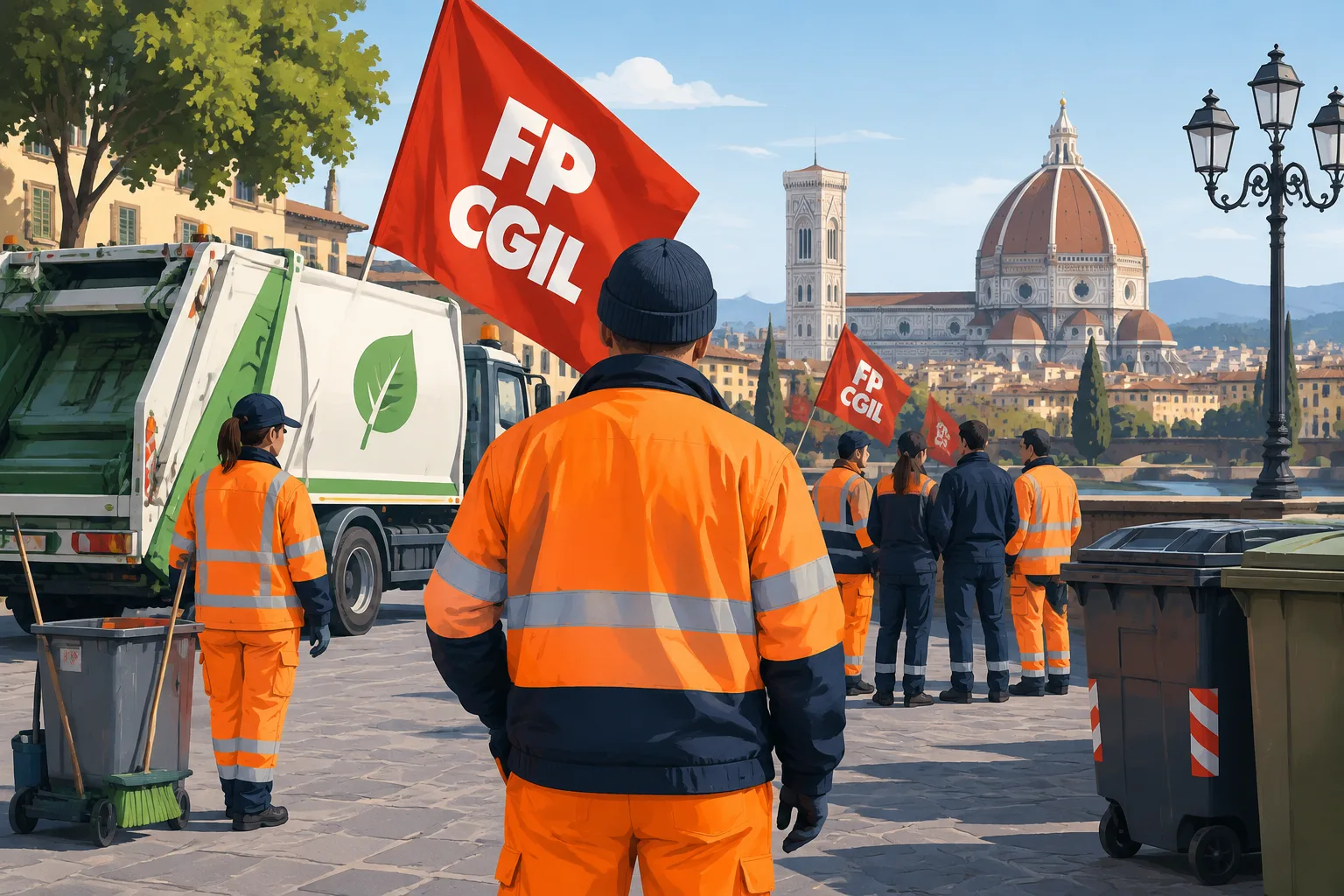 Assemblee sindacali nei servizi ambientali: possibili disagi a Firenze il 21 e 22 ottobre