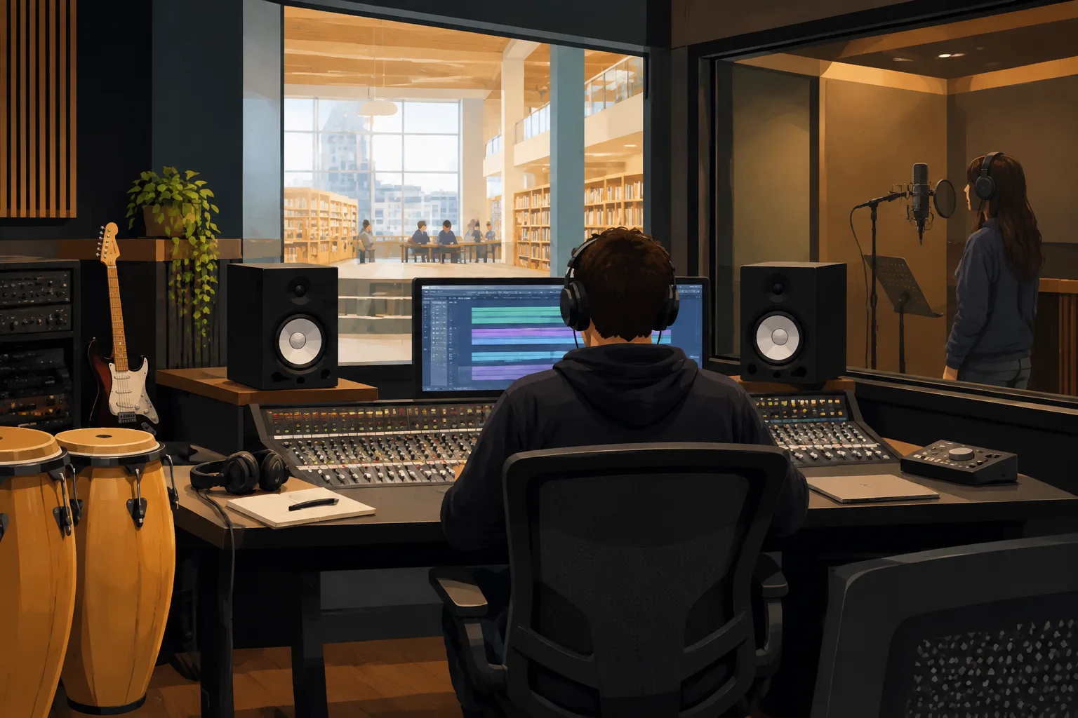 A Salaborsa nasce OARecords: sala di registrazione gratuita al secondo piano