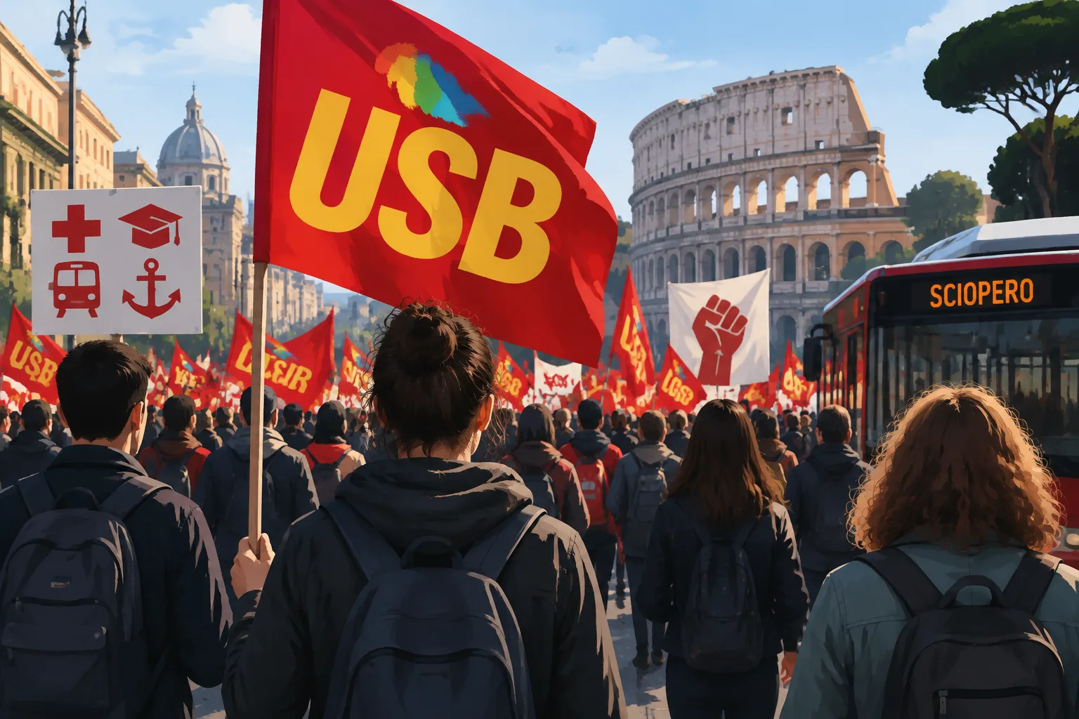 Sciopero generale del 30 ottobre 2026: mobilitazioni in una cinquantina di località e tensione sul trasporto