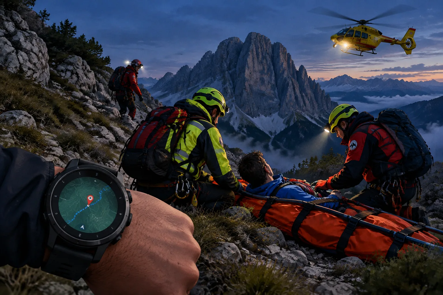 Escursionista romano di 26 anni precipita sulle Dolomiti Bellunesi: localizzato grazie al suo smartwatch