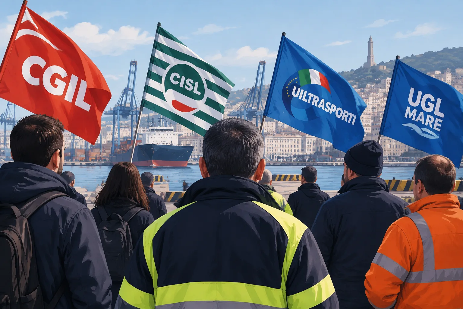 Personale dell’Autorità portuale di Trieste in stato di agitazione