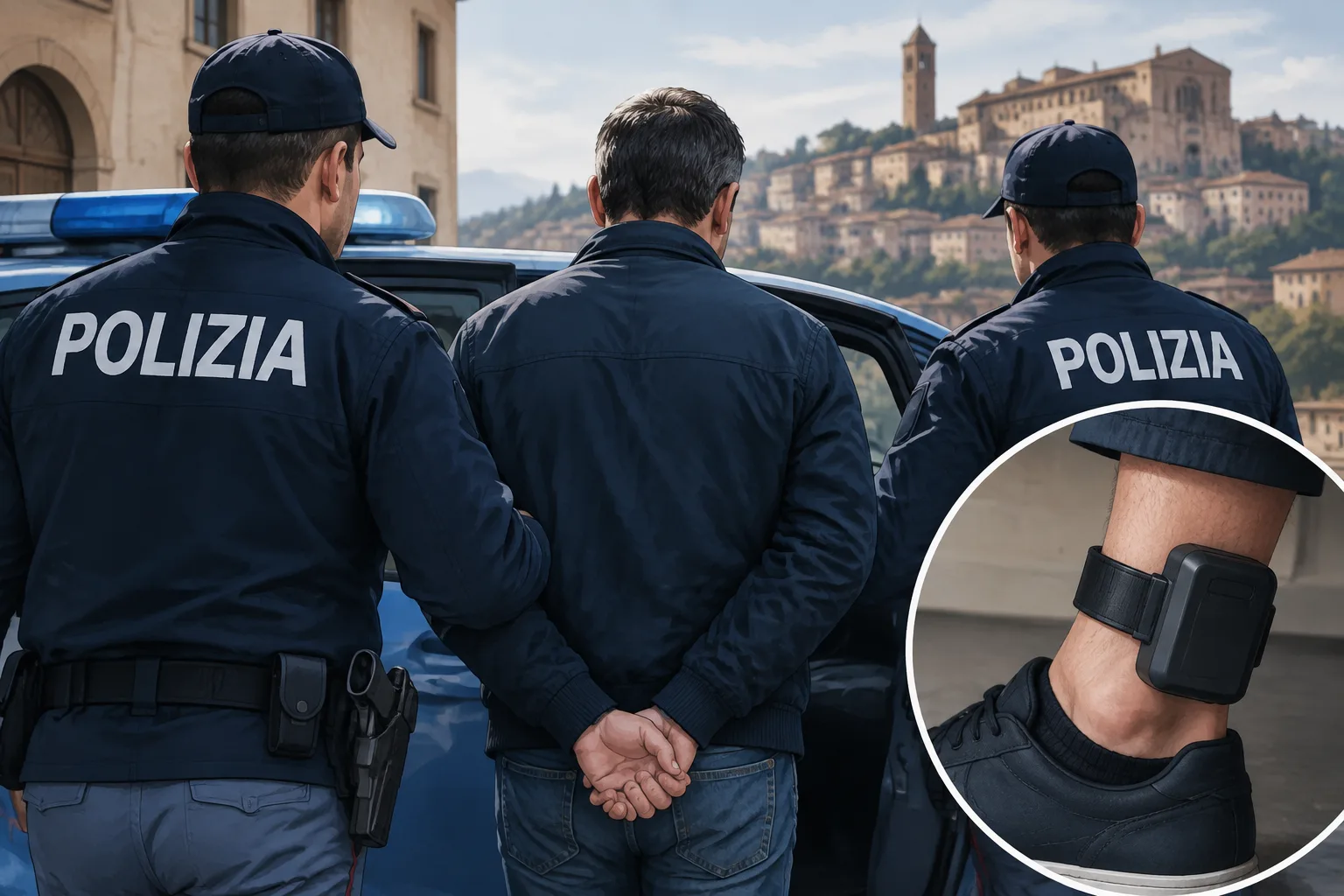 Perugia: arresti domiciliari con braccialetto per un uomo indagato per stalking nei confronti dell'ex