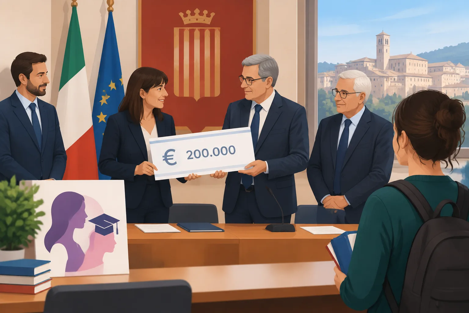 Regione Umbria stanzia 200mila euro alla Fondazione anti-usura e amplia il sostegno alle studentesse universitarie