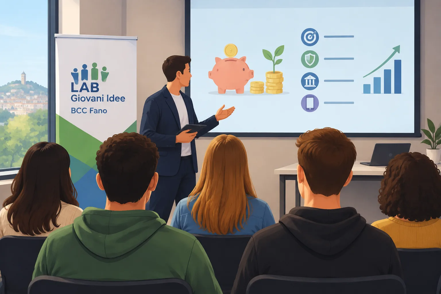 Educazione finanziaria a Fano: il 15 ottobre incontro gratuito organizzato da LAB Giovani Idee BCC Fano con Bank Station