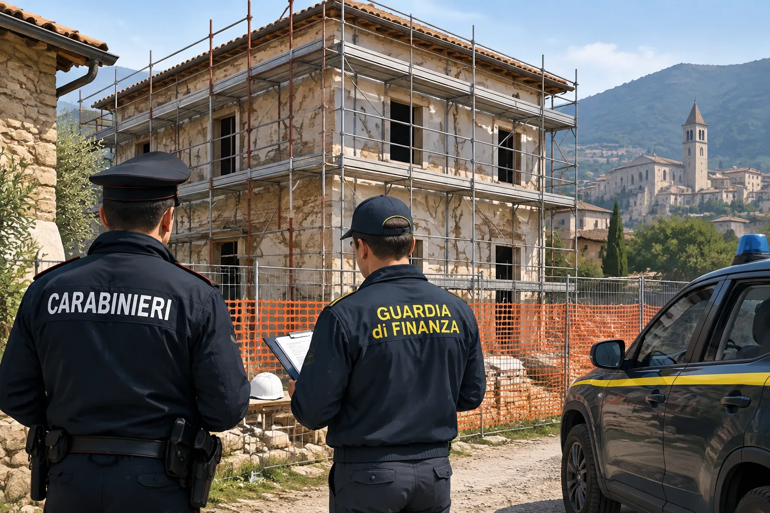 Sequestrato a Spoleto un immobile per presunta truffa da 1,5 milioni sui contributi post-sisma