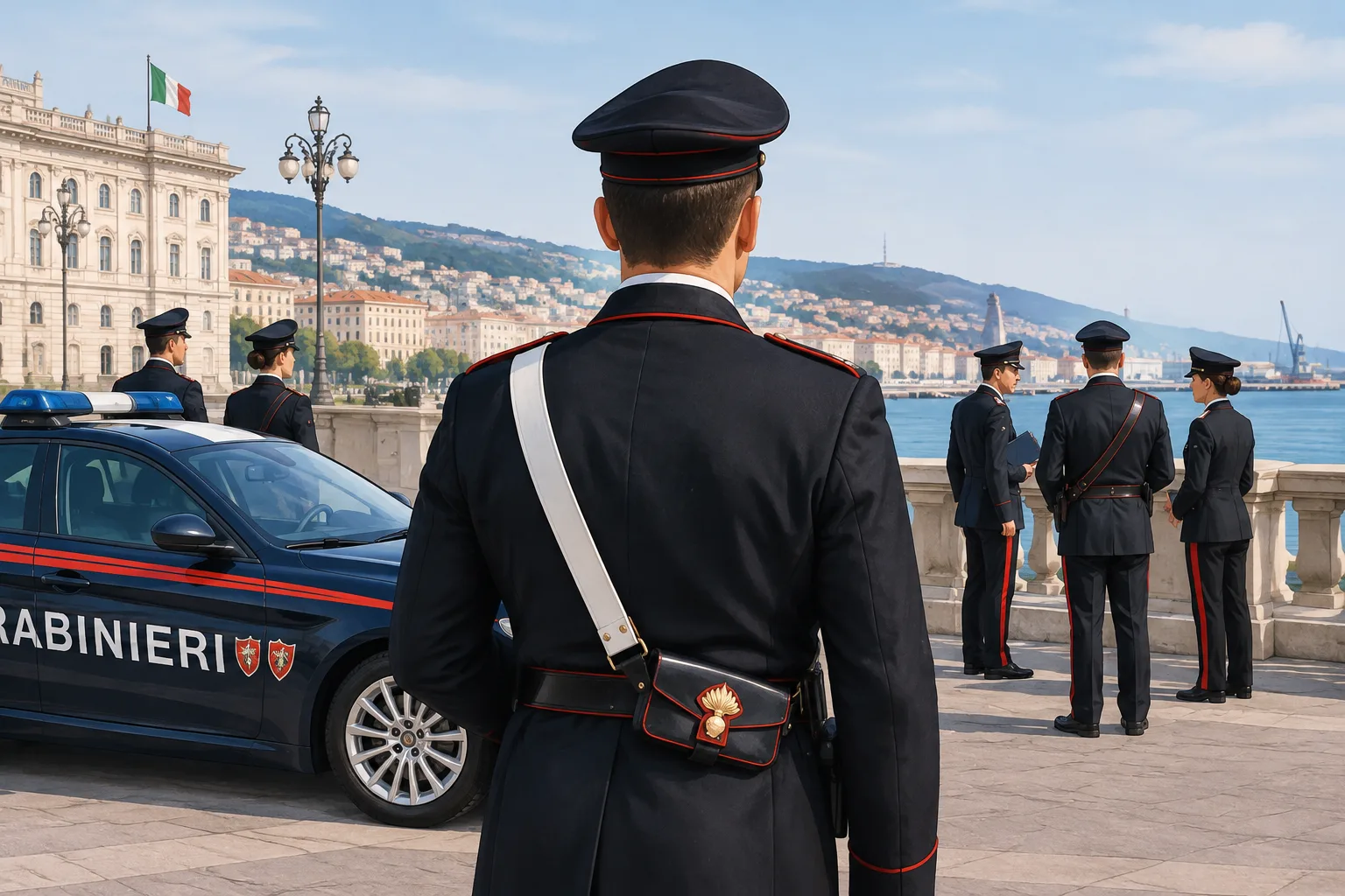 Carabinieri a Trieste: riorganizzazione di comandi e trasferimenti in provincia