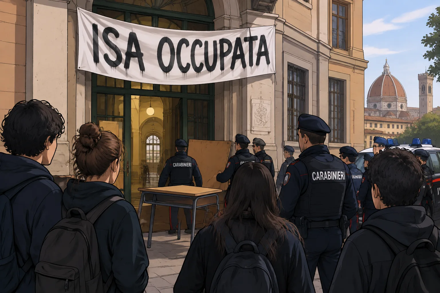 Tentativo di occupazione all'Isa Porta Romana: studenti denunciano cariche e minimizzano i danni