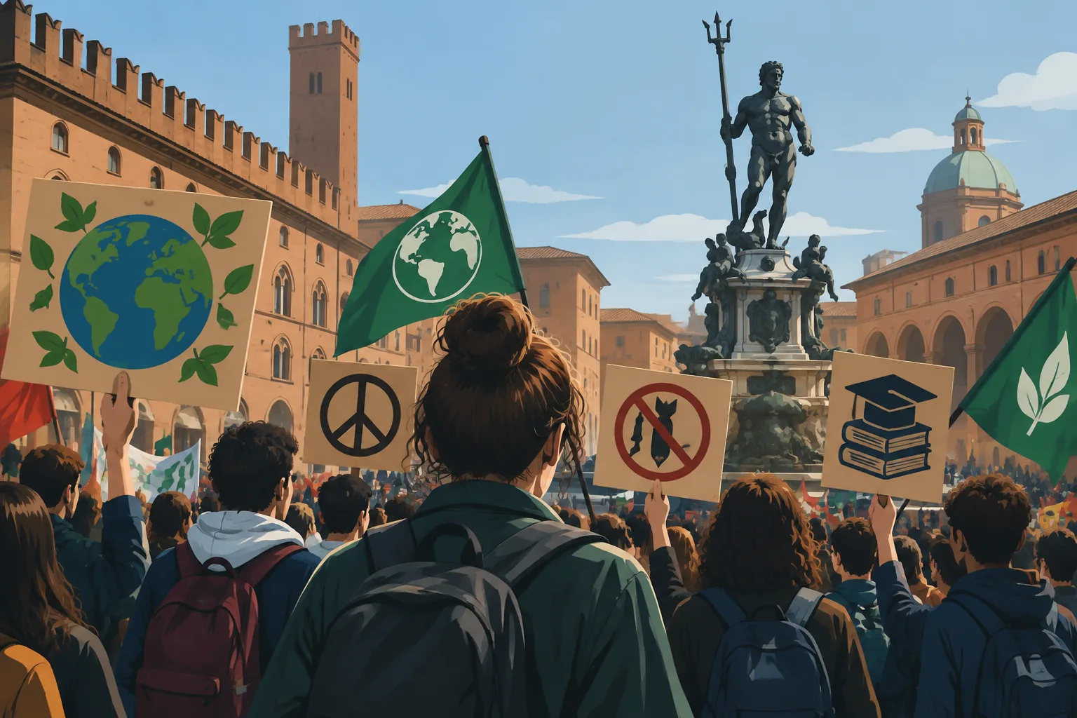 Mobilitazioni a Bologna il 16 ottobre: studenti e realtà ambientaliste in piazza