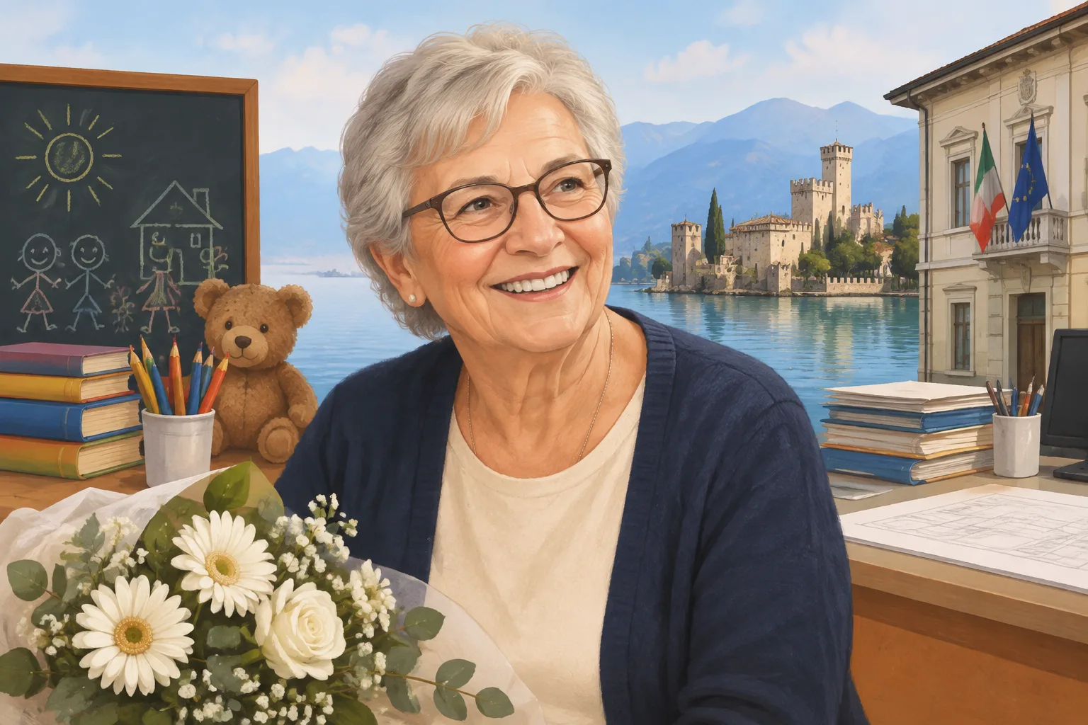 Addio a Stefania Locatelli, il sorriso che ha accompagnato Desenzano