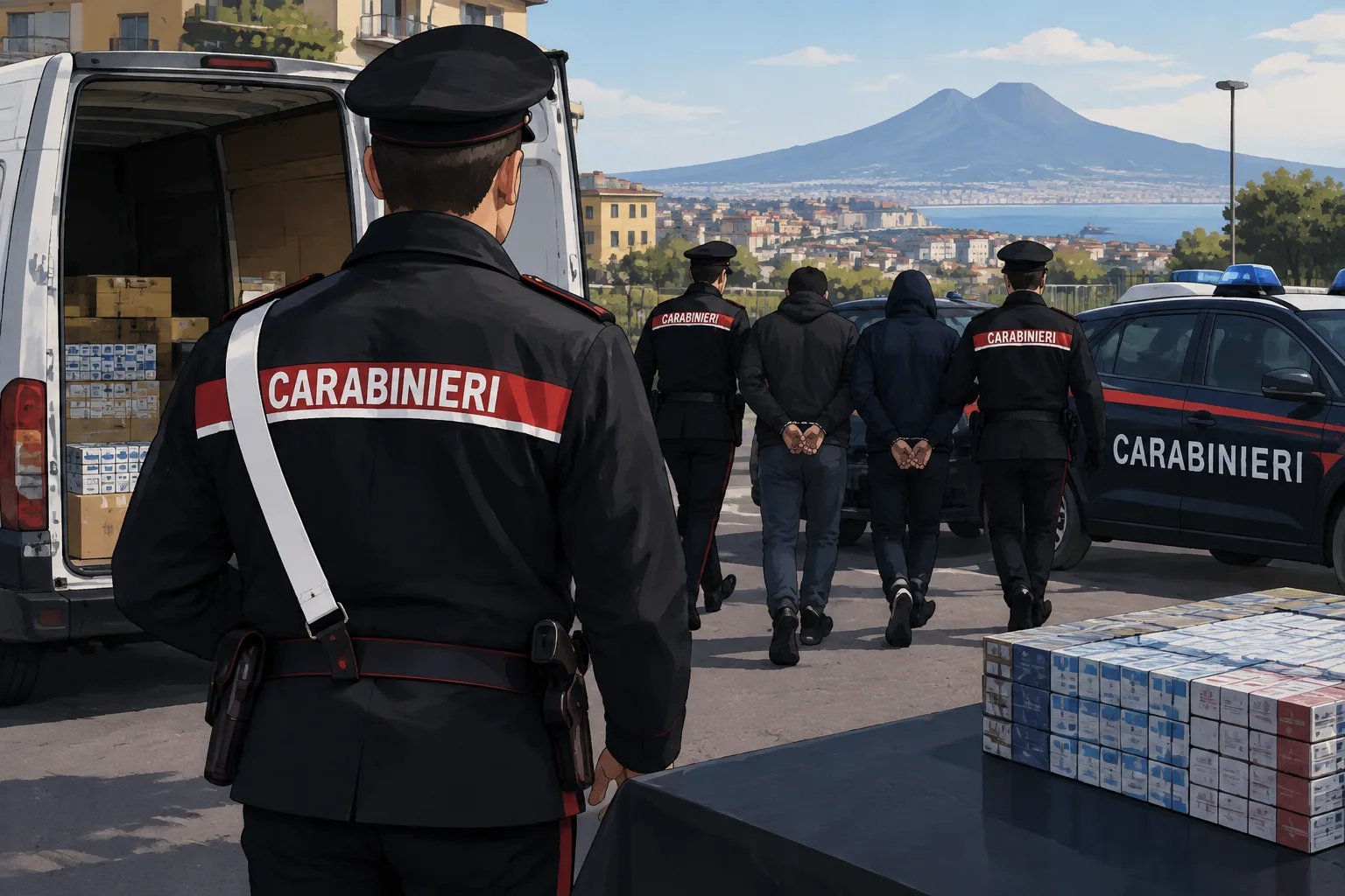 Rapina a un corriere dei tabacchi a Napoli: sei indagati e misure cautelari eseguite
