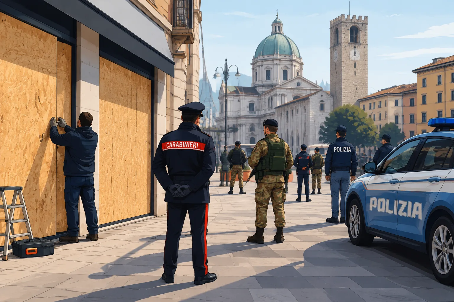 Brescia in stato d'allerta per le proteste contro il caro vita