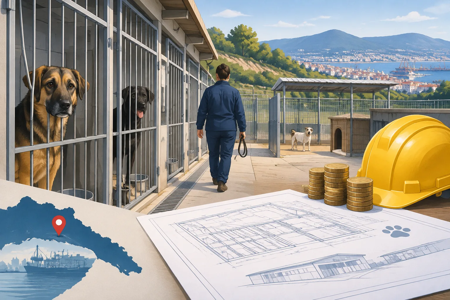 Canile Monte Contessa: 251.227 euro per lavori urgenti, servono 1.355.000 euro per l'ampliamento