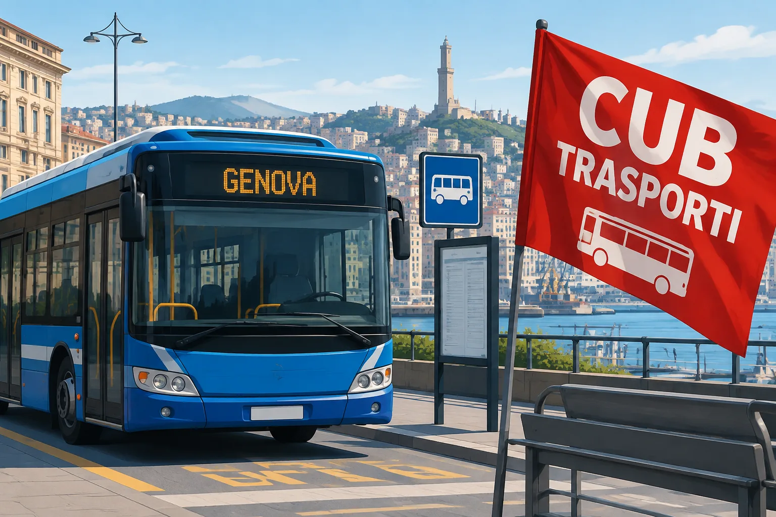 Sciopero Cub Trasporti: possibili disagi per bus e sostitutivi a Genova il 3 ottobre 2026