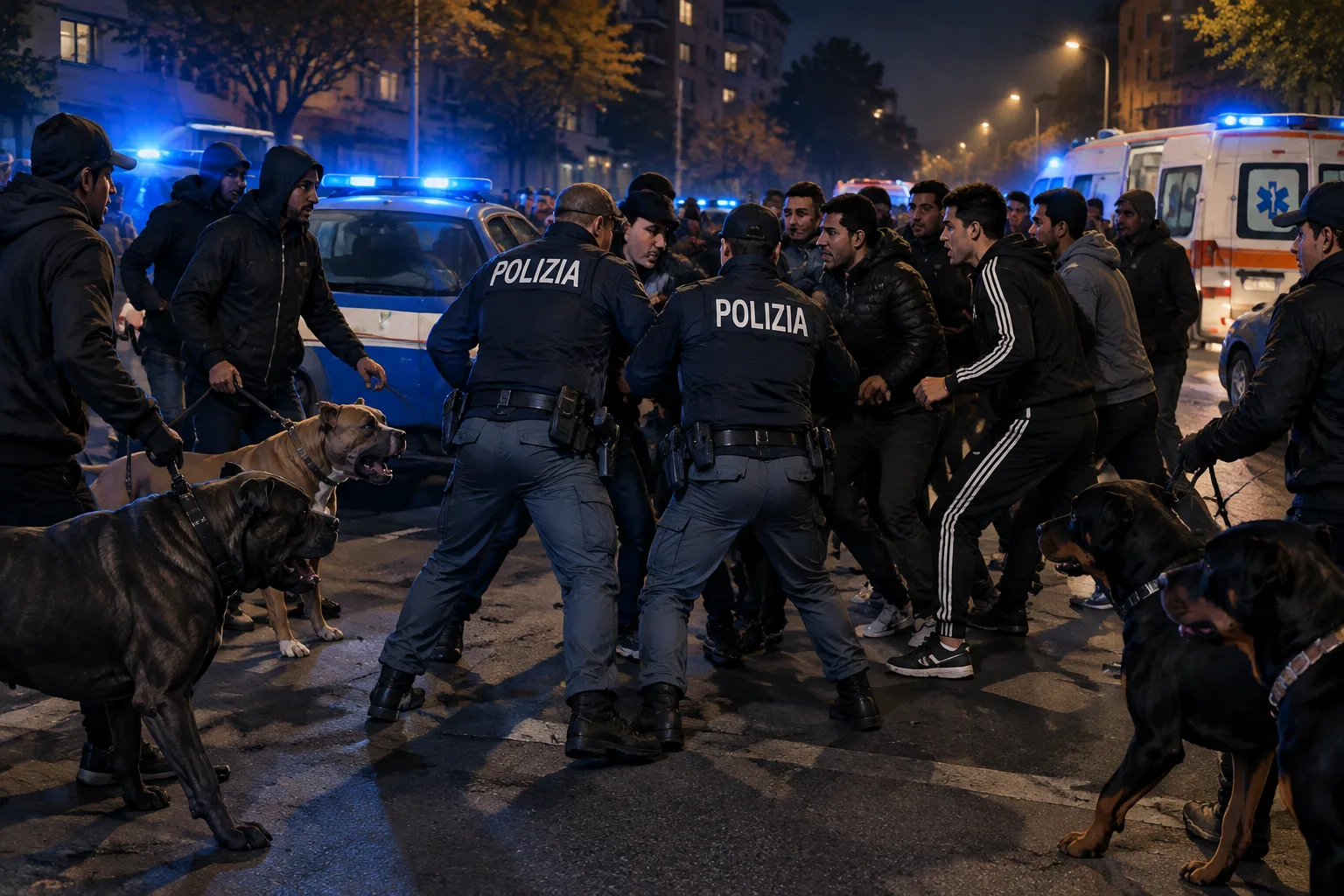 Cinisello Balsamo: due agenti circondati e aggrediti durante una festa, coinvolti circa 30 presenti e quattro cani