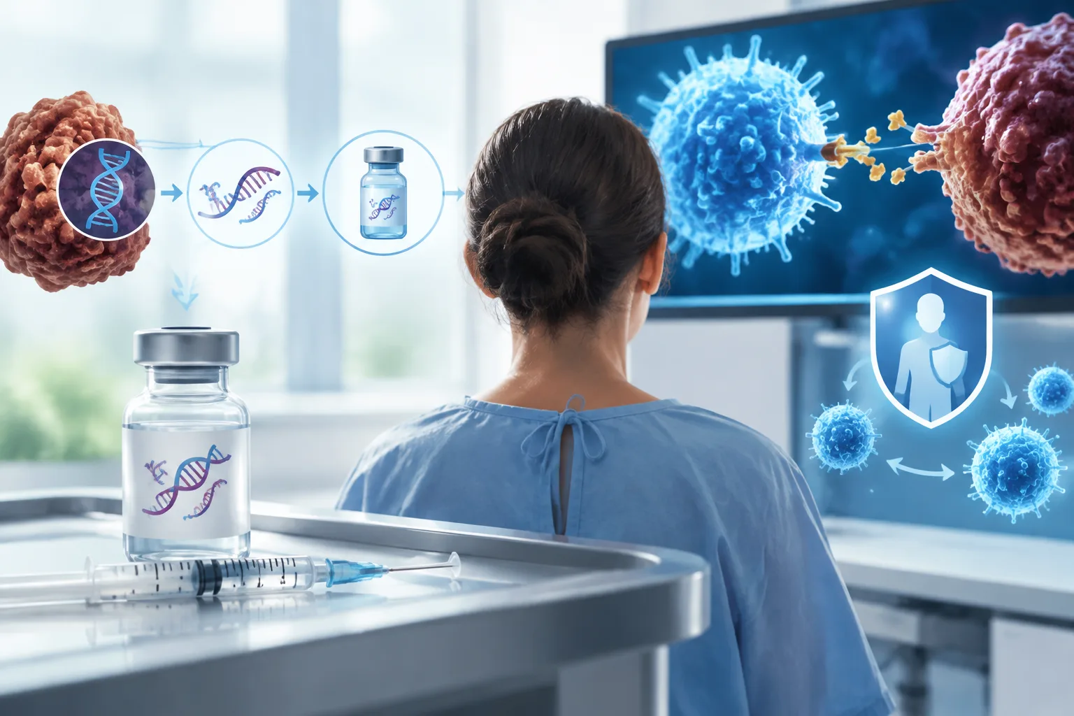 Vaccino mRNA personalizzato per il melanoma: fase 3 mostra riduzione del 42% delle recidive