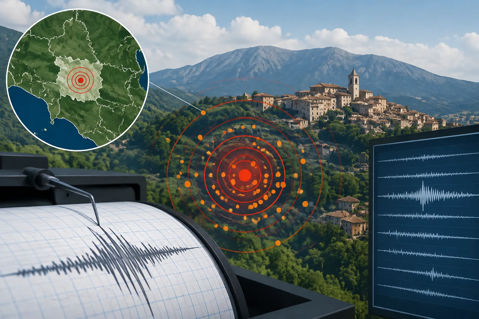 Sciame sismico a Cusano Mutri: 28 scosse registrate in 24 ore