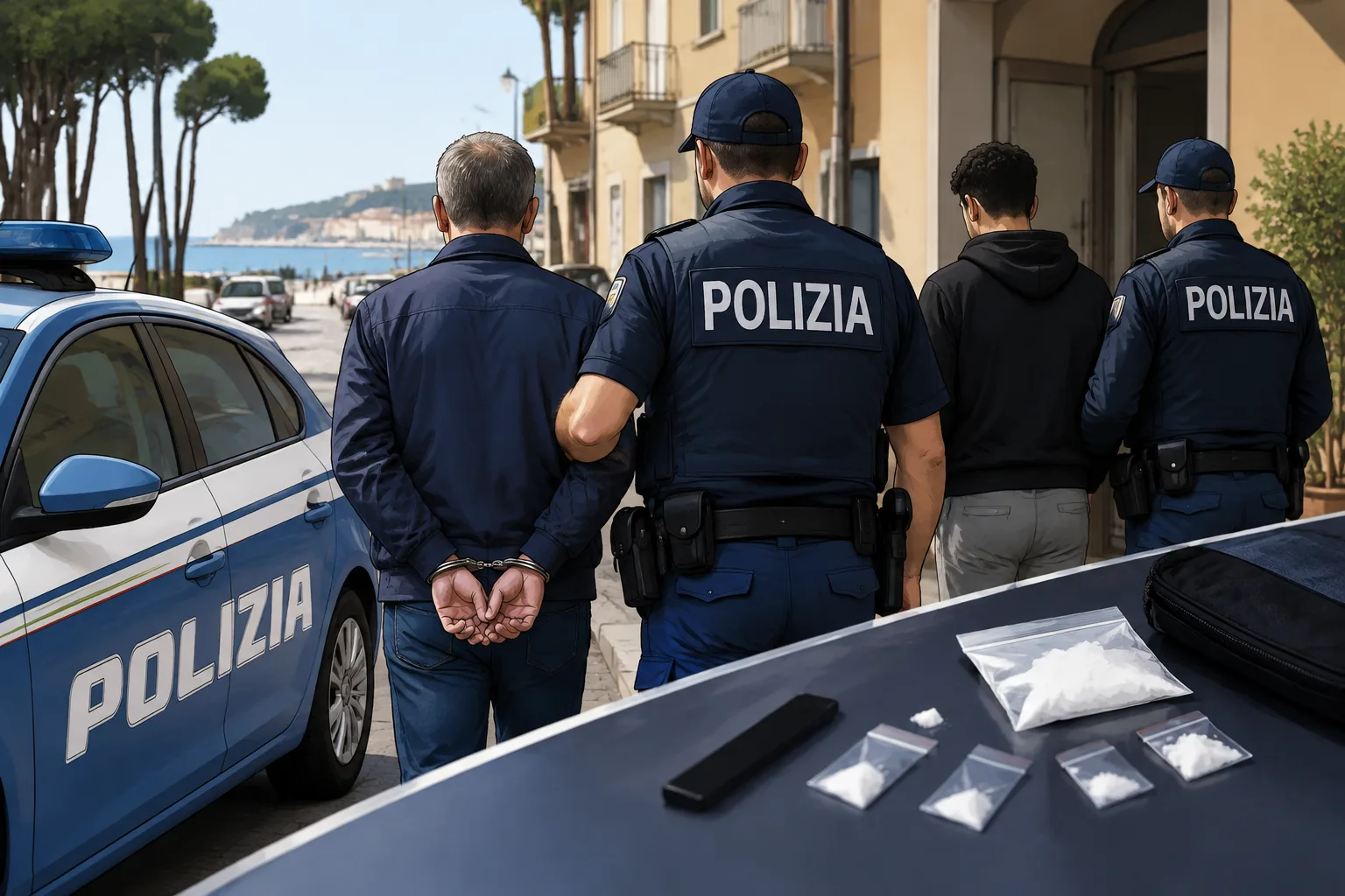 Pesaro, arrestati due pusher dopo appostamenti della Polizia in viale della Vittoria