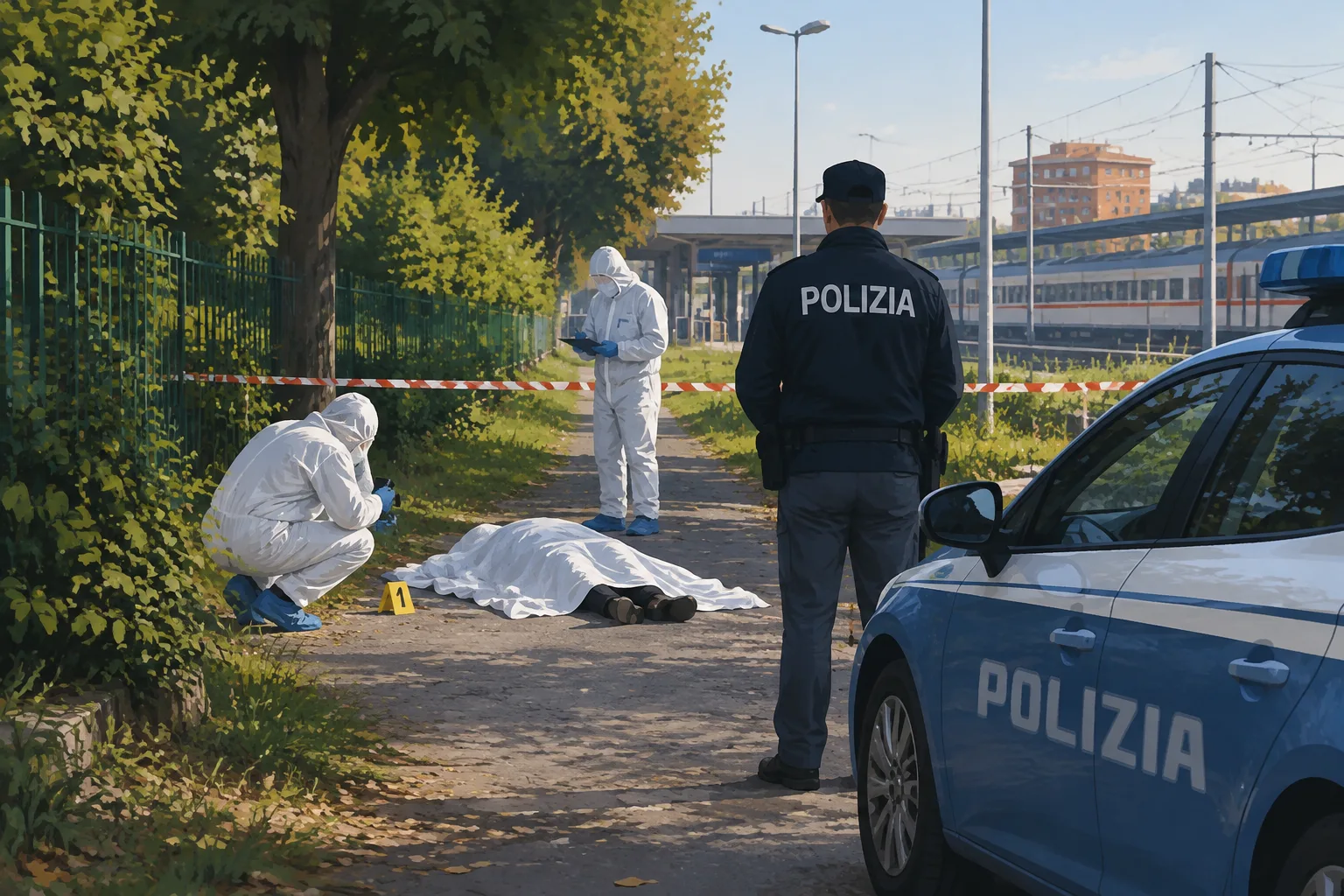 Trovato morto a Villa Gordiani un giovane con una ferita al collo