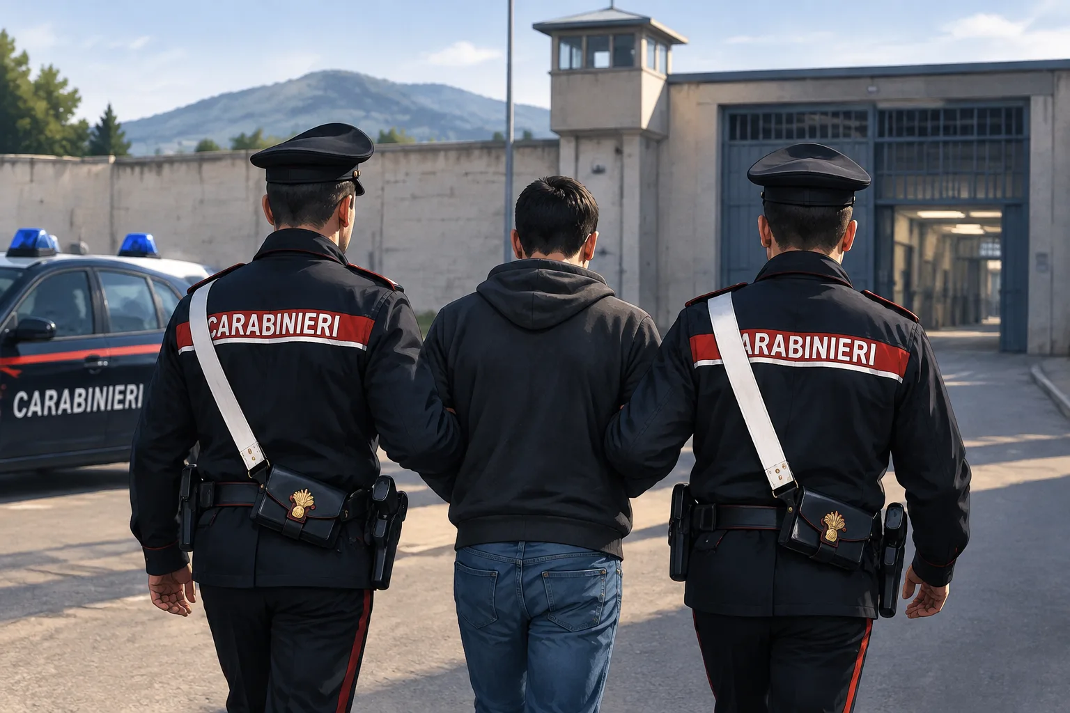 Macerata Feltria: 31enne condannato per violenza sessuale trasferito in carcere per violazione dei domiciliari
