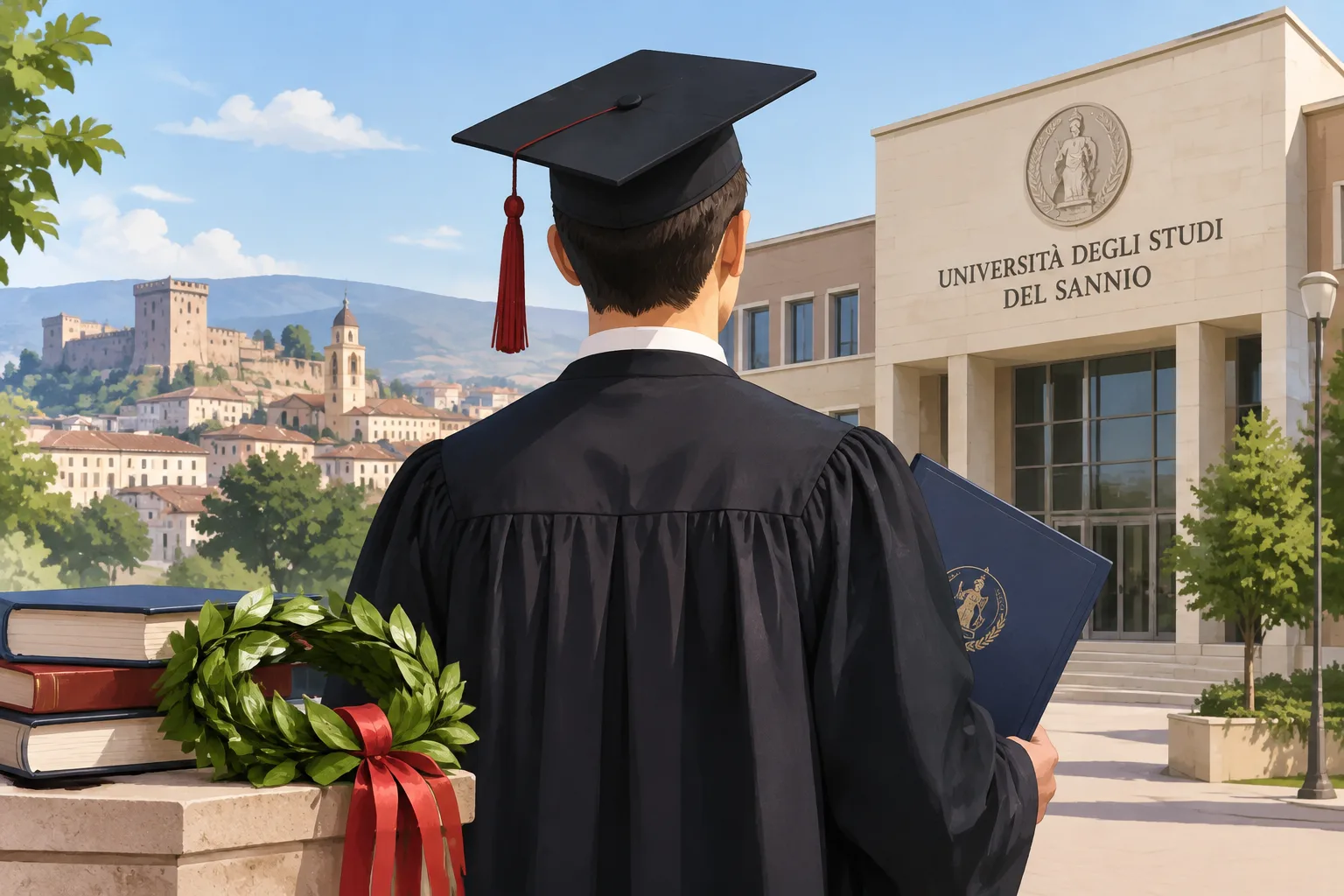 Lorenzo Pio Rossi, 24 anni, si laurea in Giurisprudenza all’Università del Sannio