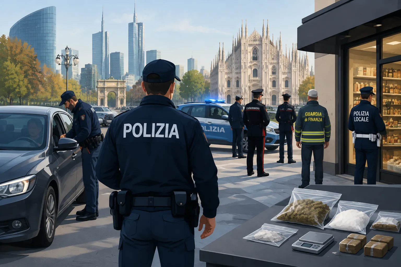 Controlli straordinari a Milano: 197 persone e 15 auto verificate in più quartieri