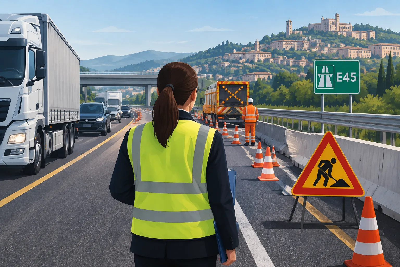 Regione Umbria richiama Anas dopo incidenti mortali: più responsabilità su cantieri e mezzi pesanti