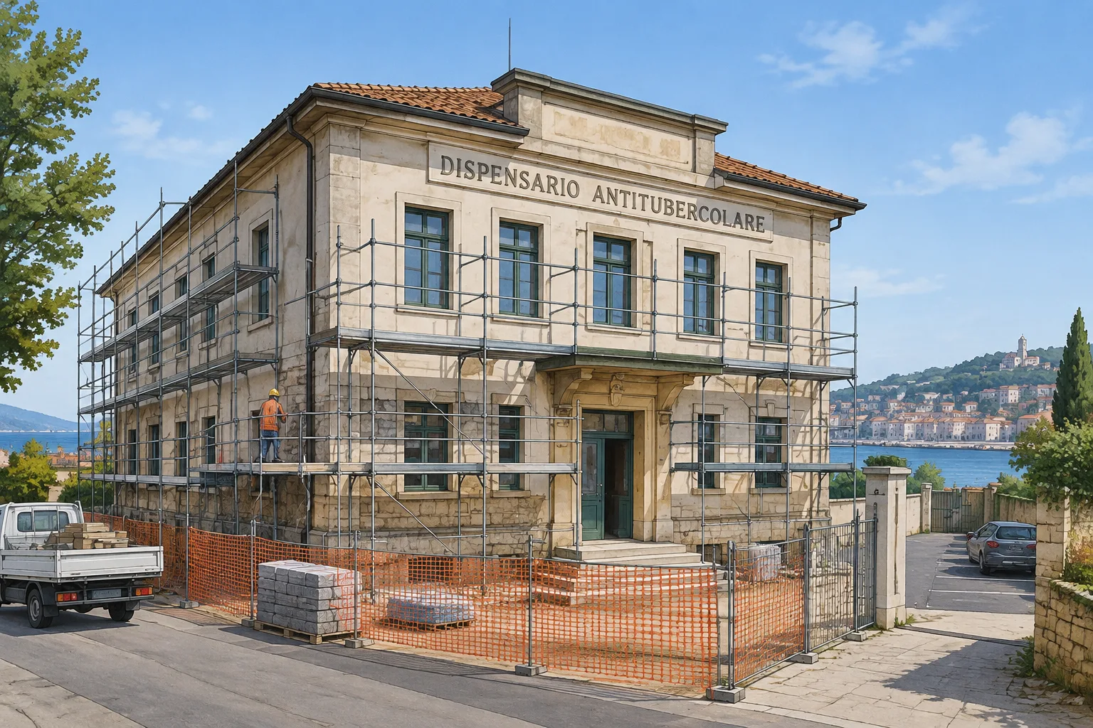 A Muggia l’ex dispensario antitubercolare sarà restaurato e trasformato in un condominio di cinque unità