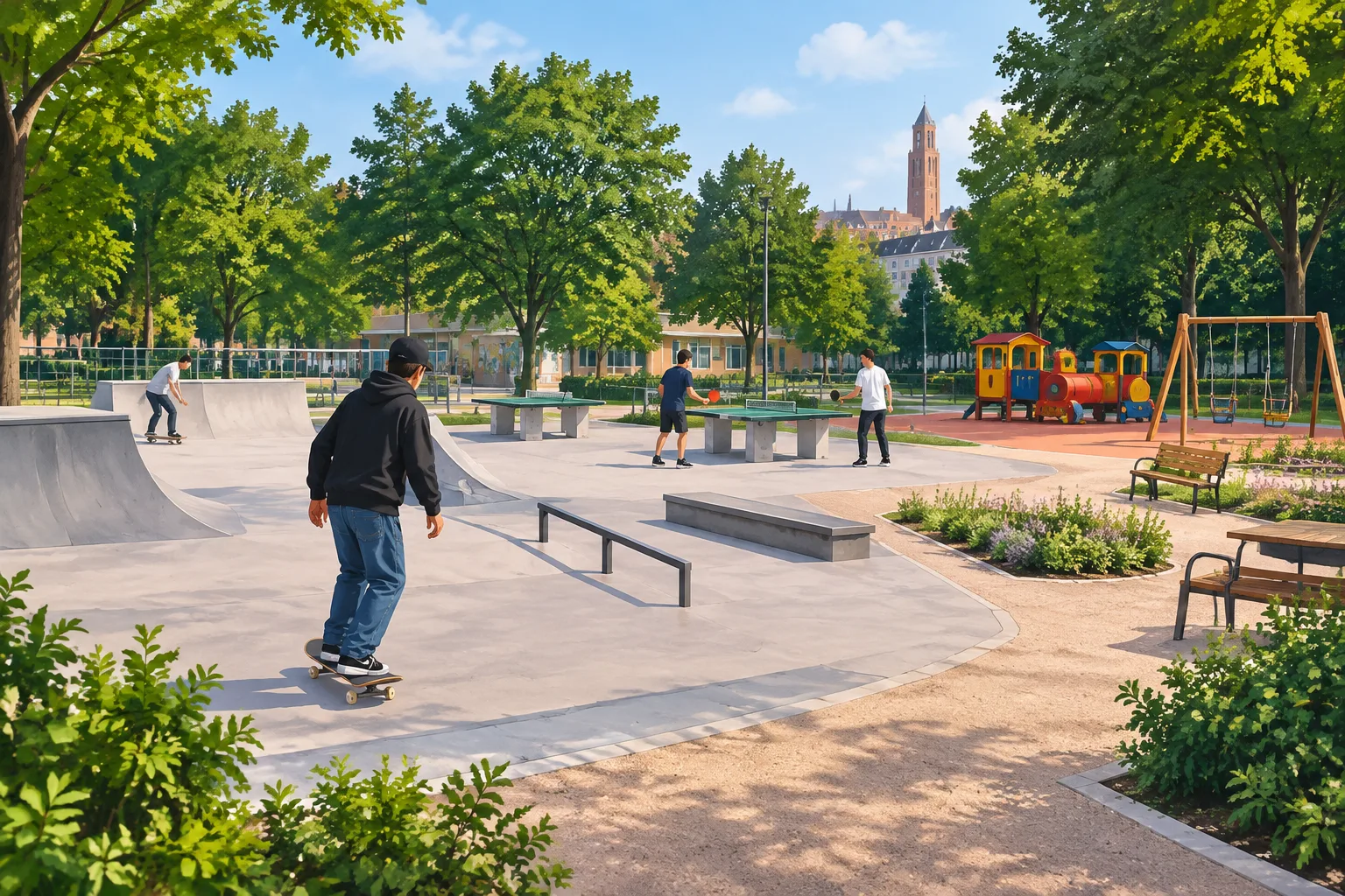 Lunetta Gamberini: 115mila euro per la riqualificazione della pista skate e nuovi giochi
