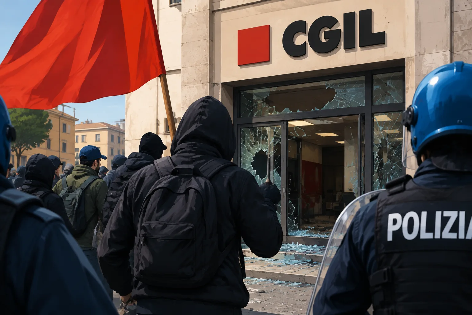 Assalto alla sede della Cgil: confermate in appello le condanne per Fiore, Castellino e Aronica