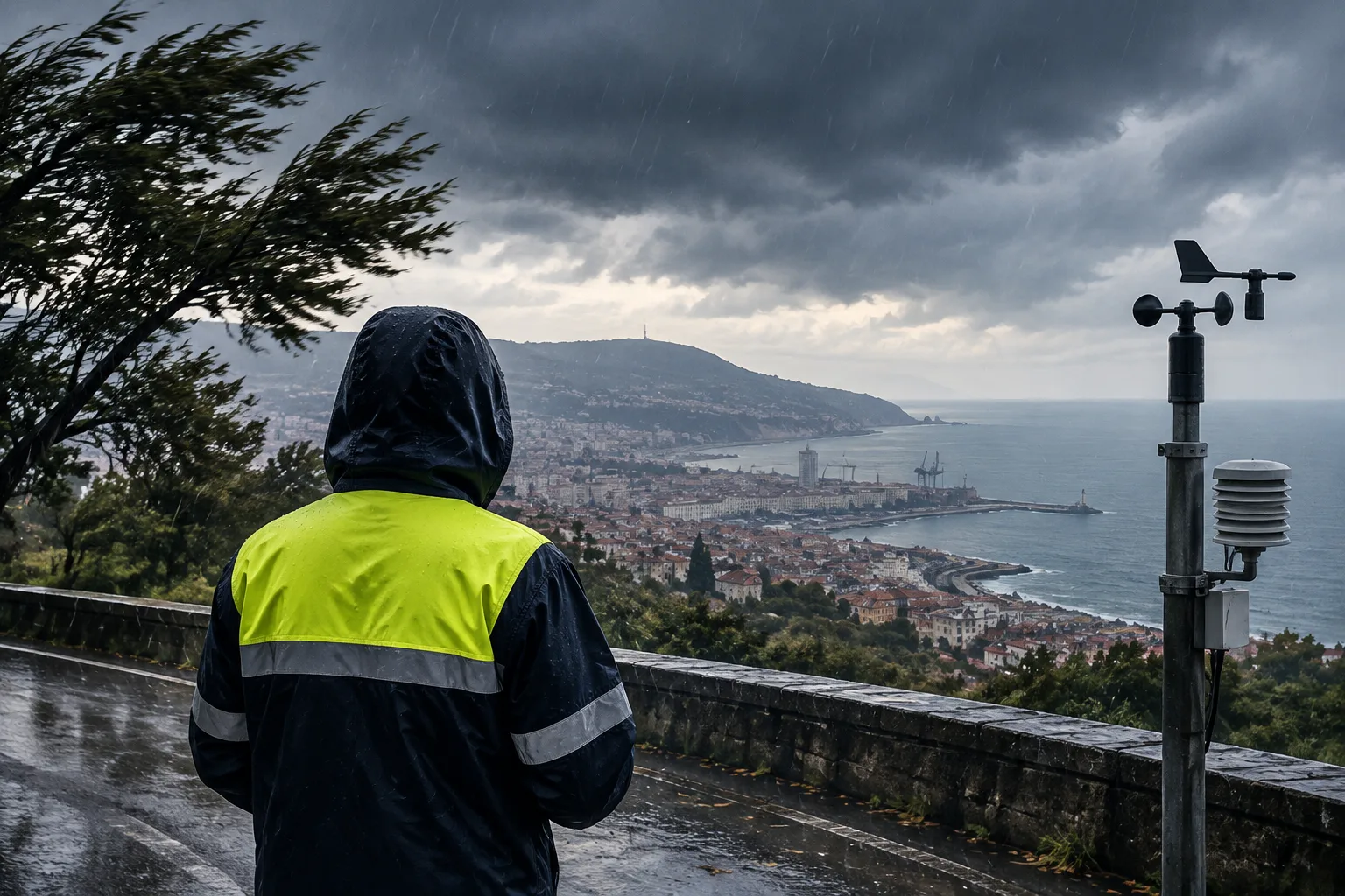 Maltempo sul Carso triestino: chiusa l’allerta regionale, 103 mm a Prepotto