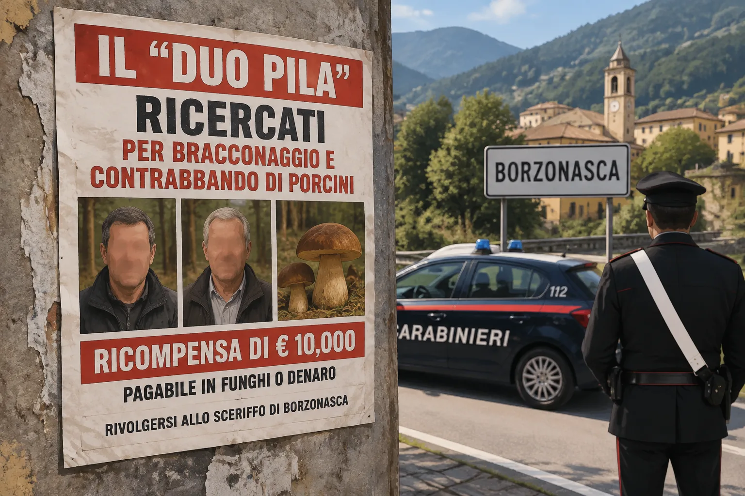 A Borzonasca manifesti accusano due cugini di 'contrabbando di porcini': indagine per diffamazione e stalking