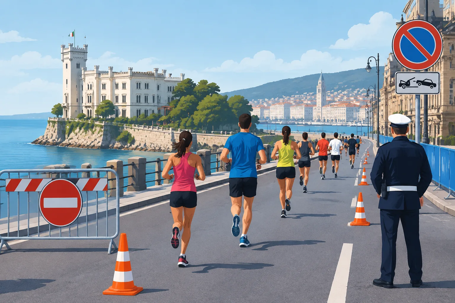 Corsa dei Castelli: il Comune dispone limitazioni alla viabilità da Miramare al centro