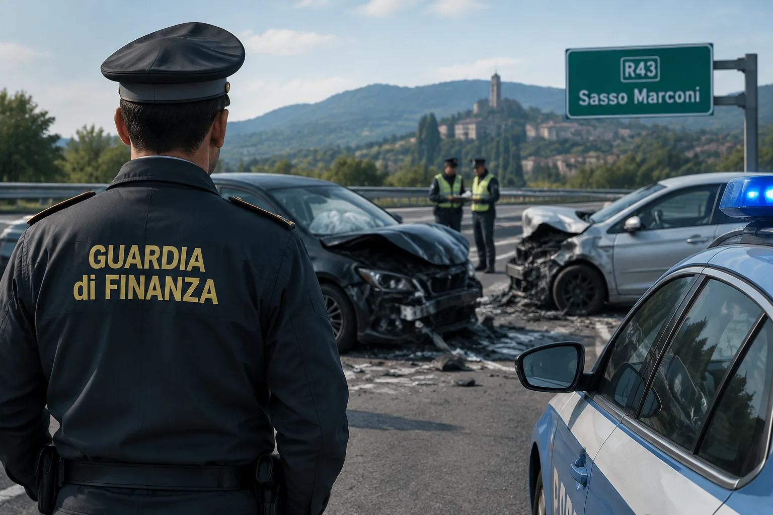 Incidente sul raccordo R43 a Sasso Marconi: morto il colonnello della Guardia di finanza Marco Sorrentino