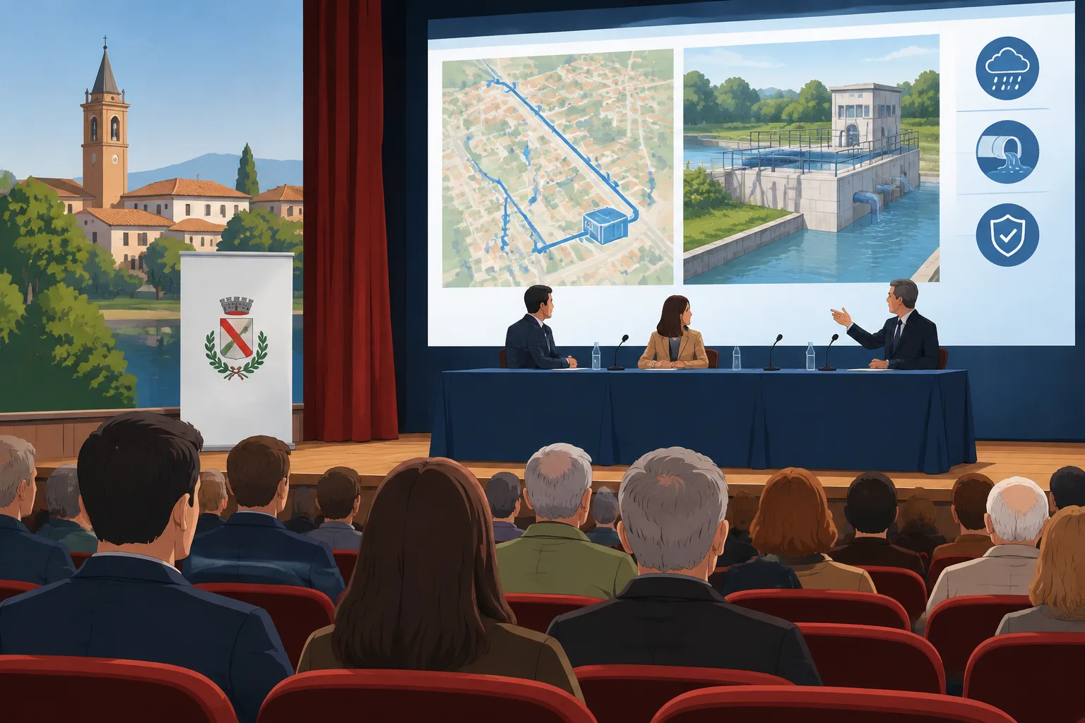 Castel Maggiore, il 13 ottobre presentazione del progetto da 2.750.000 euro per la sicurezza idraulica di Castello