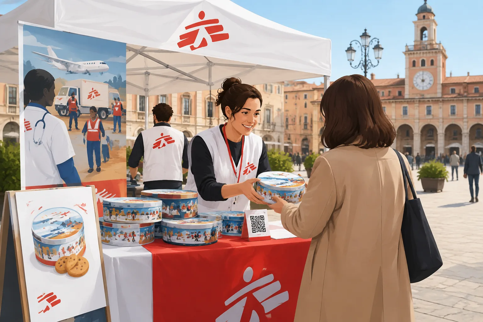Biscotti Senza Frontiere a Pesaro: banchetto di Medici Senza Frontiere il 24 e 25 ottobre