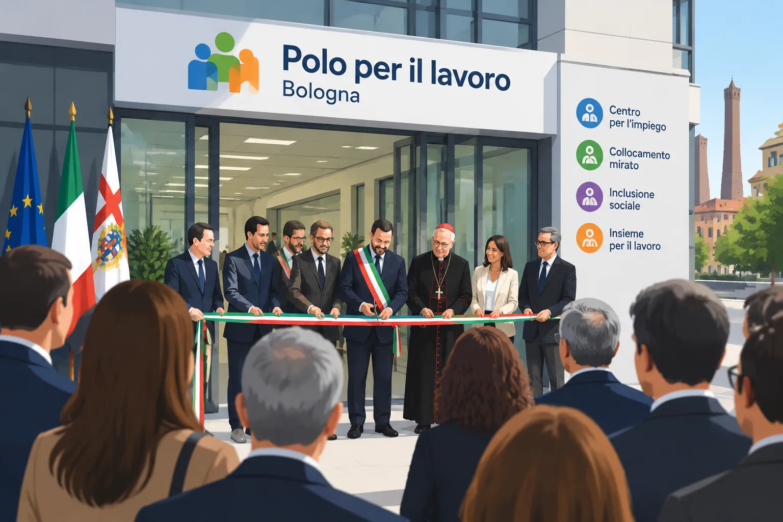 Aperto a Bologna il nuovo Polo per il lavoro in via Tiarini