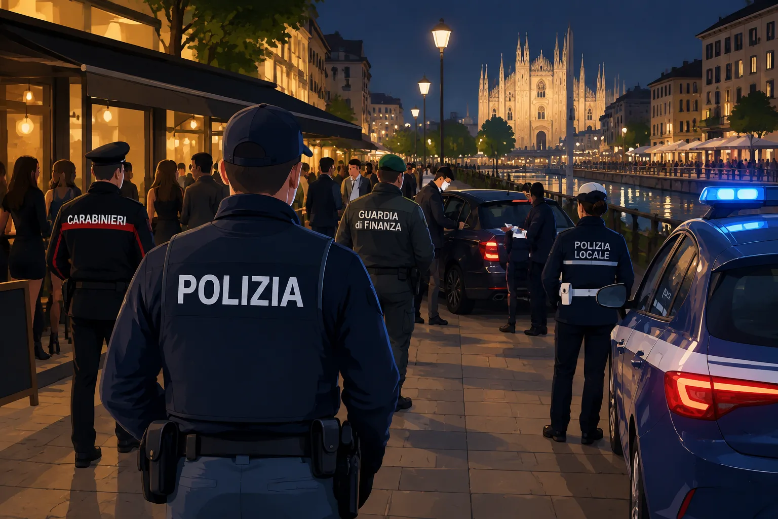 Controlli interforze nella movida milanese: 295 persone identificate