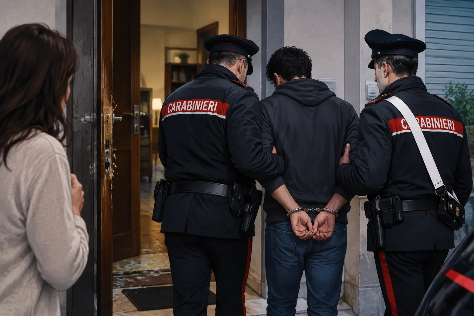 Terlizzi: arrestato un 30enne accusato di maltrattamenti e violazione di domicilio