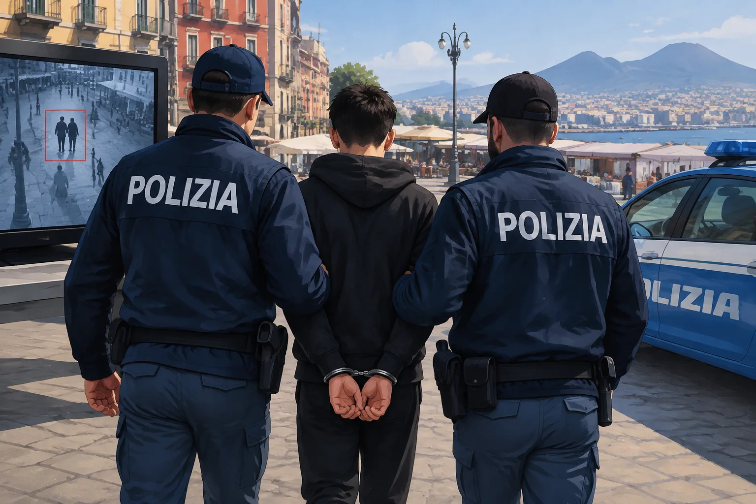 Arrestato a Napoli un 15enne: gravemente indiziato per aver sparato alla gamba di un coetaneo