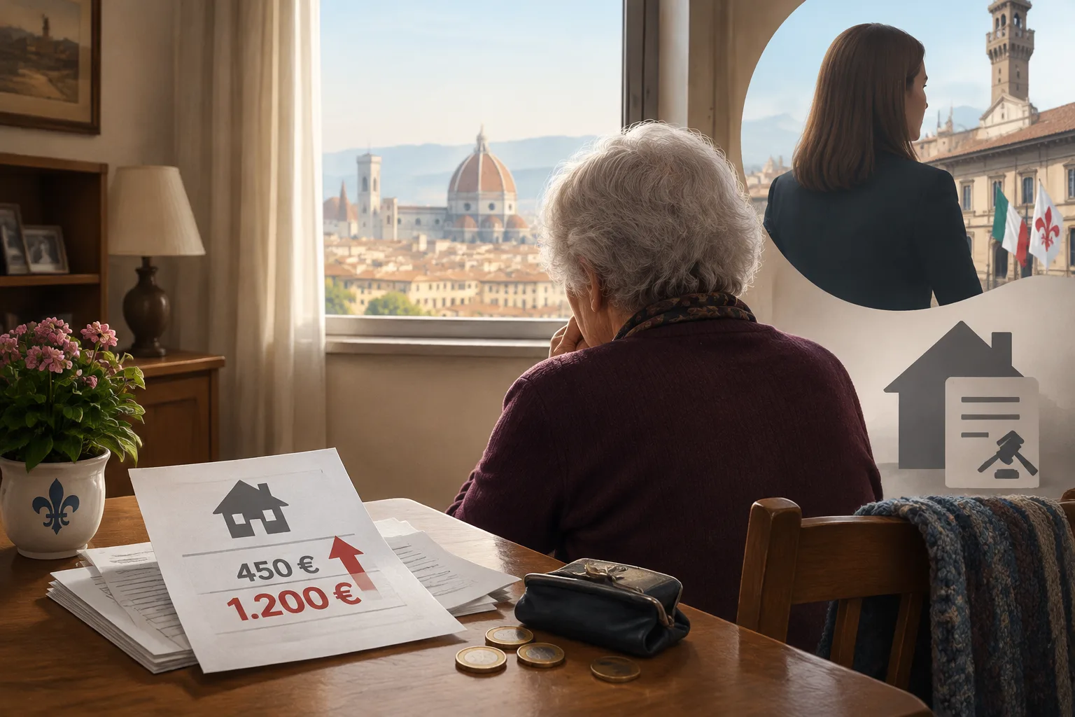 A Firenze una 94enne rischia lo sfratto dopo l'aumento del canone: la sindaca Funaro chiede un confronto con la proprietà