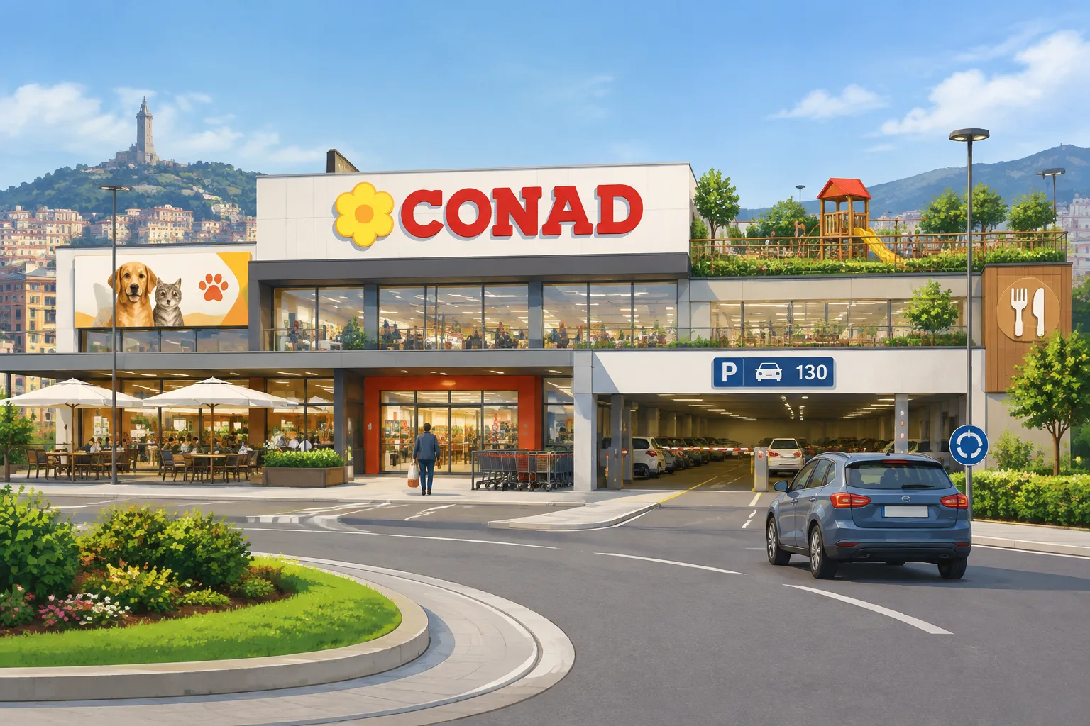 Apre a Carignano un supermercato Conad da 1.000 m²
