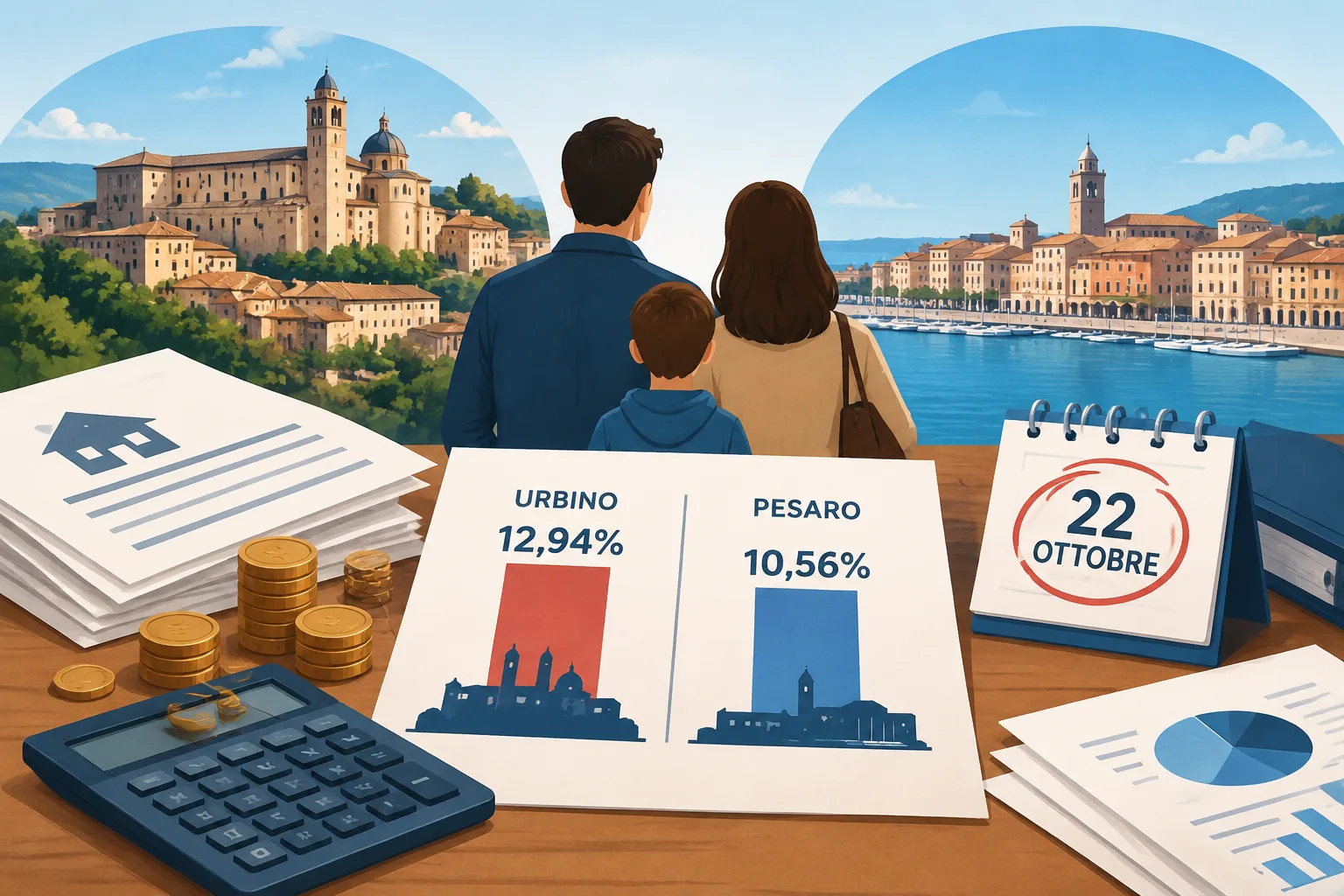 Fiscalità locale, UIL Marche denuncia maggior peso sui redditi più bassi a Urbino e Pesaro