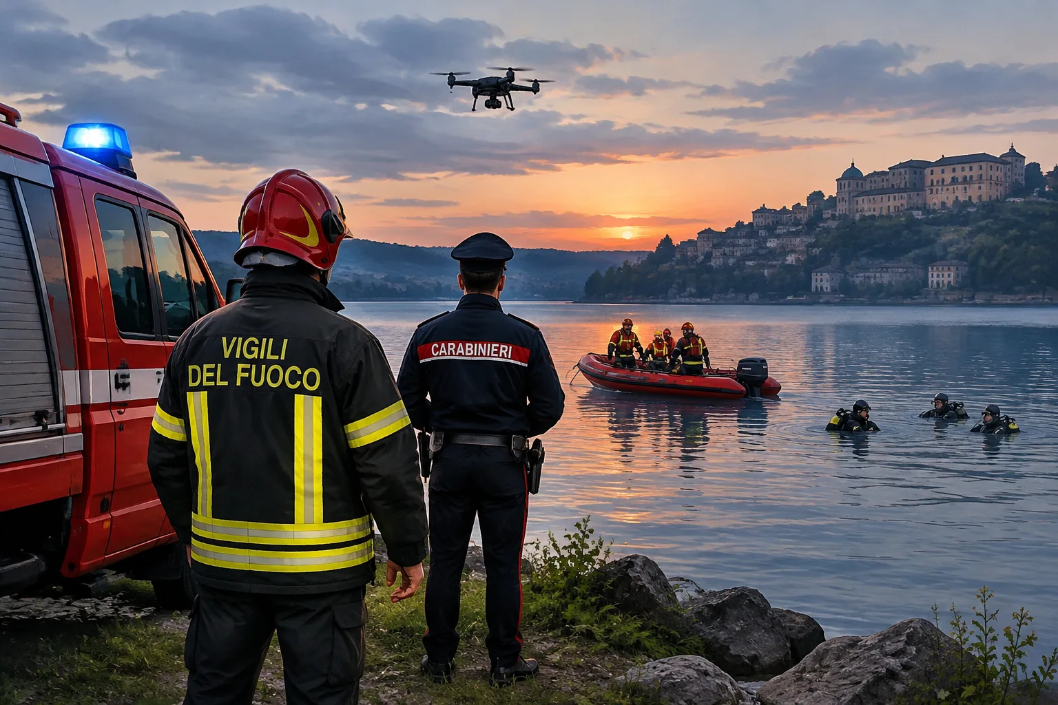 Castel Gandolfo, trovato senza vita un 87enne scomparso da Ciampino